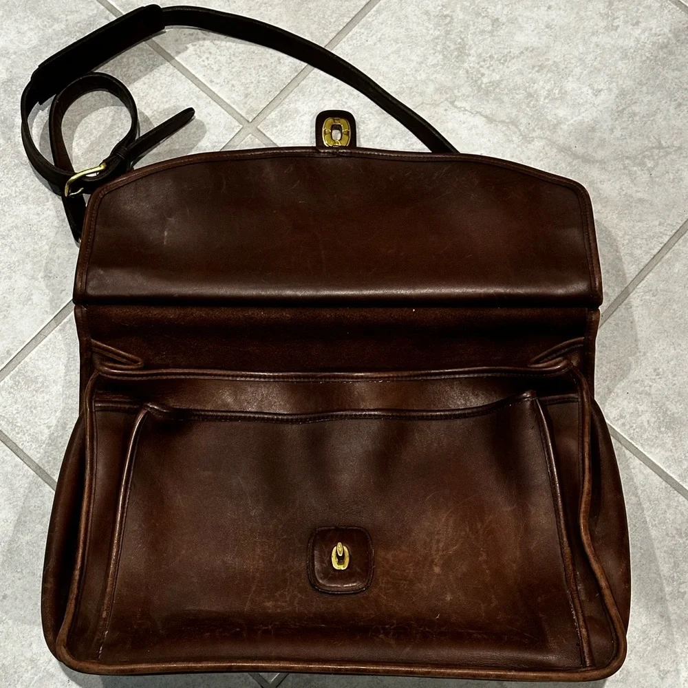 Vintage COACH Leather/Soft Briefcase